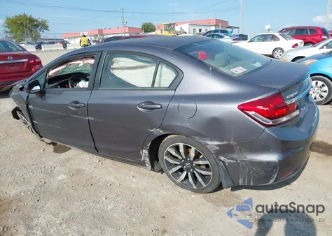 2015 Honda Civic Ex-L from USA, damaged, VIN 2HGFB2F95FH544232